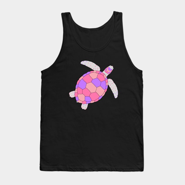 Pink turtles Tank Top by imsnos